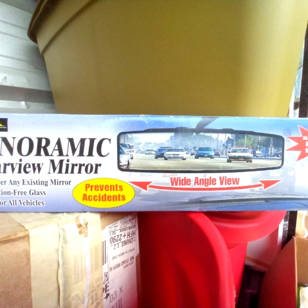 Panoramic Rearview Mirror.